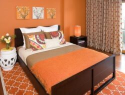 Bedroom Design Orange
