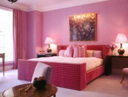Pink Colour Bedroom Design